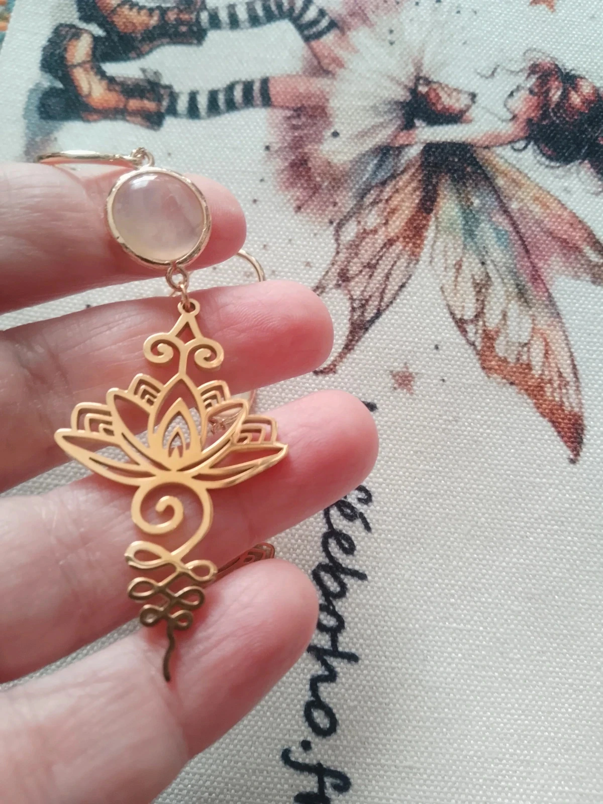 boucles d'oreilles bohèmes n'ac're et Lotus – photo 3